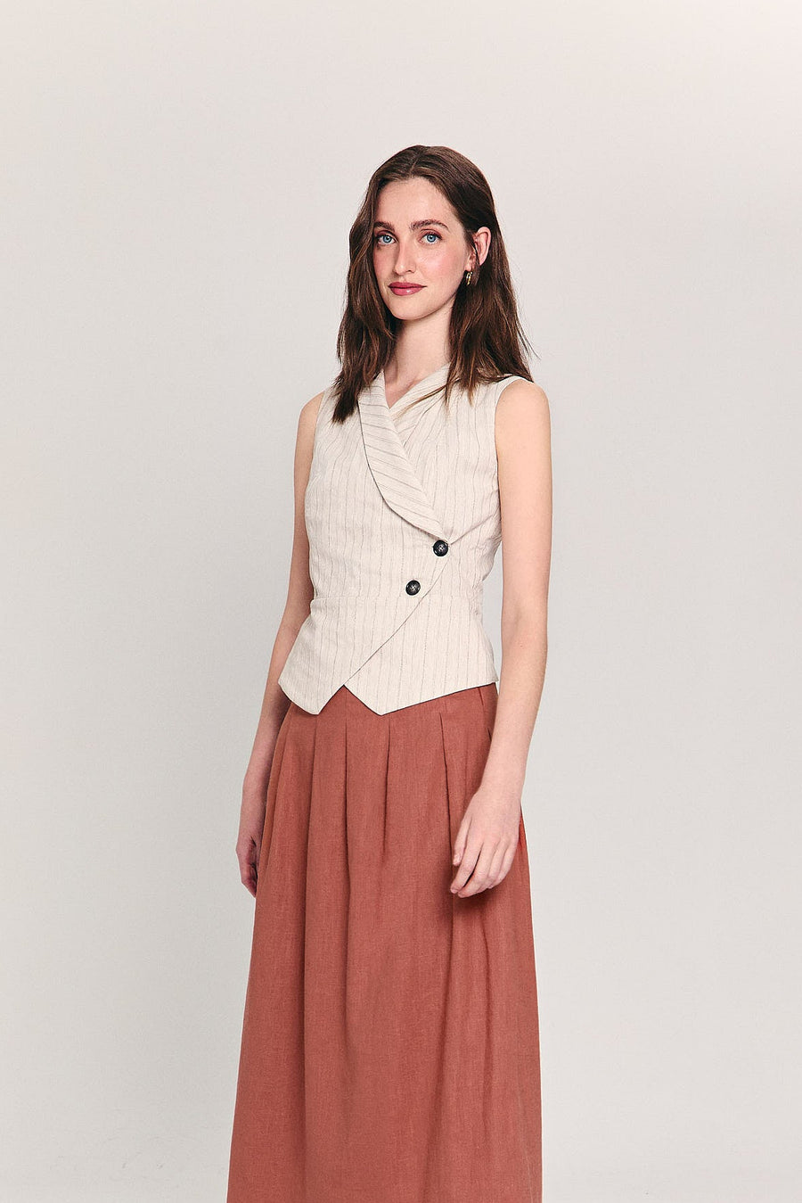 SONTAG TERRACOTTA LONG SKIRT