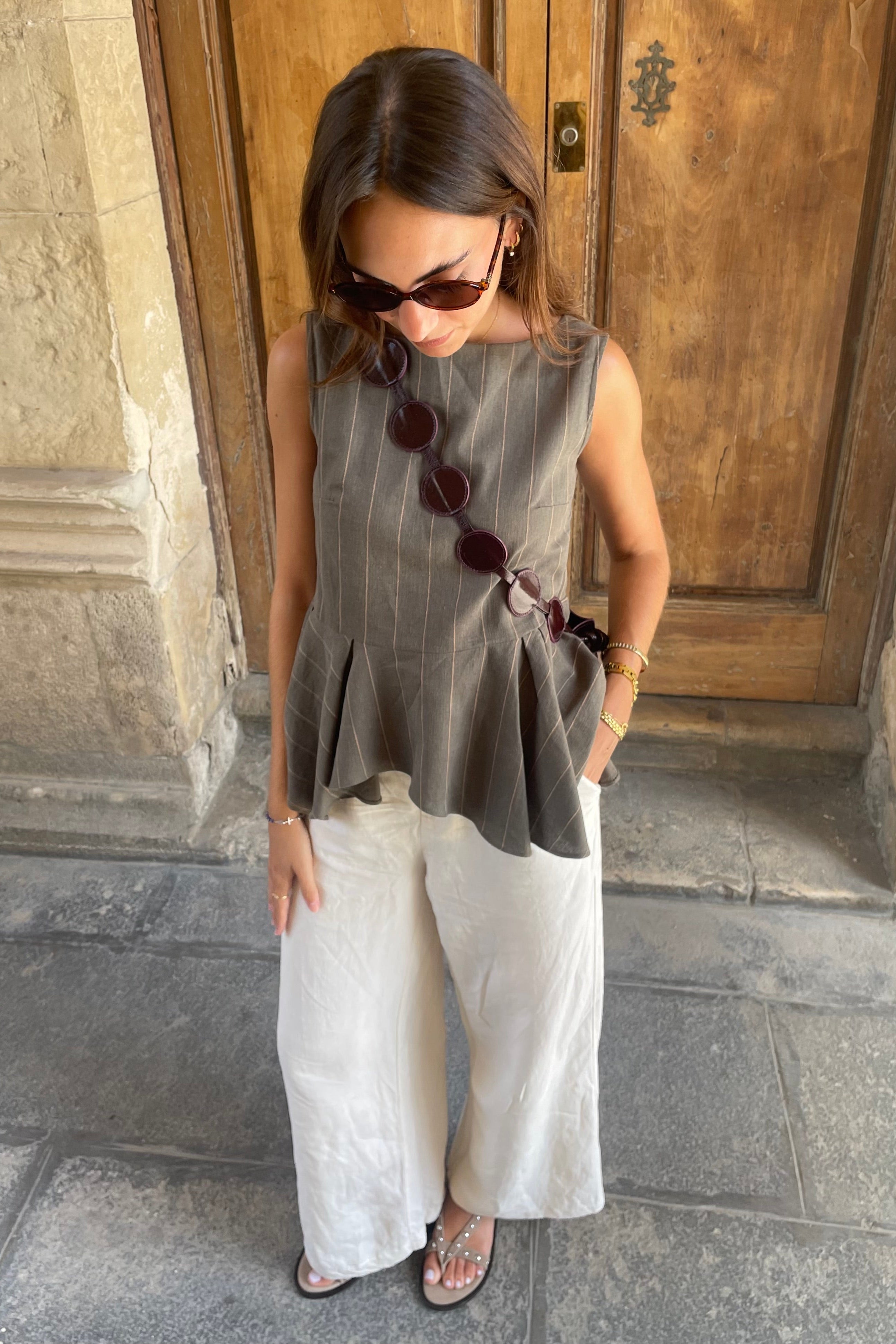 SAN TELMO ARMY BLOUSE