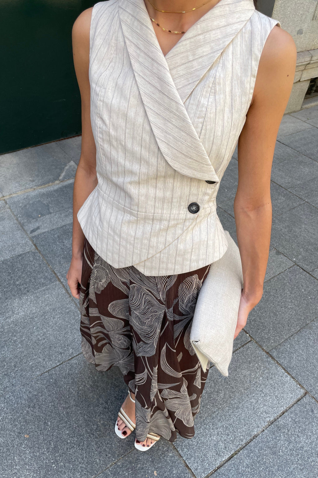 ISOLA ECRU VEST