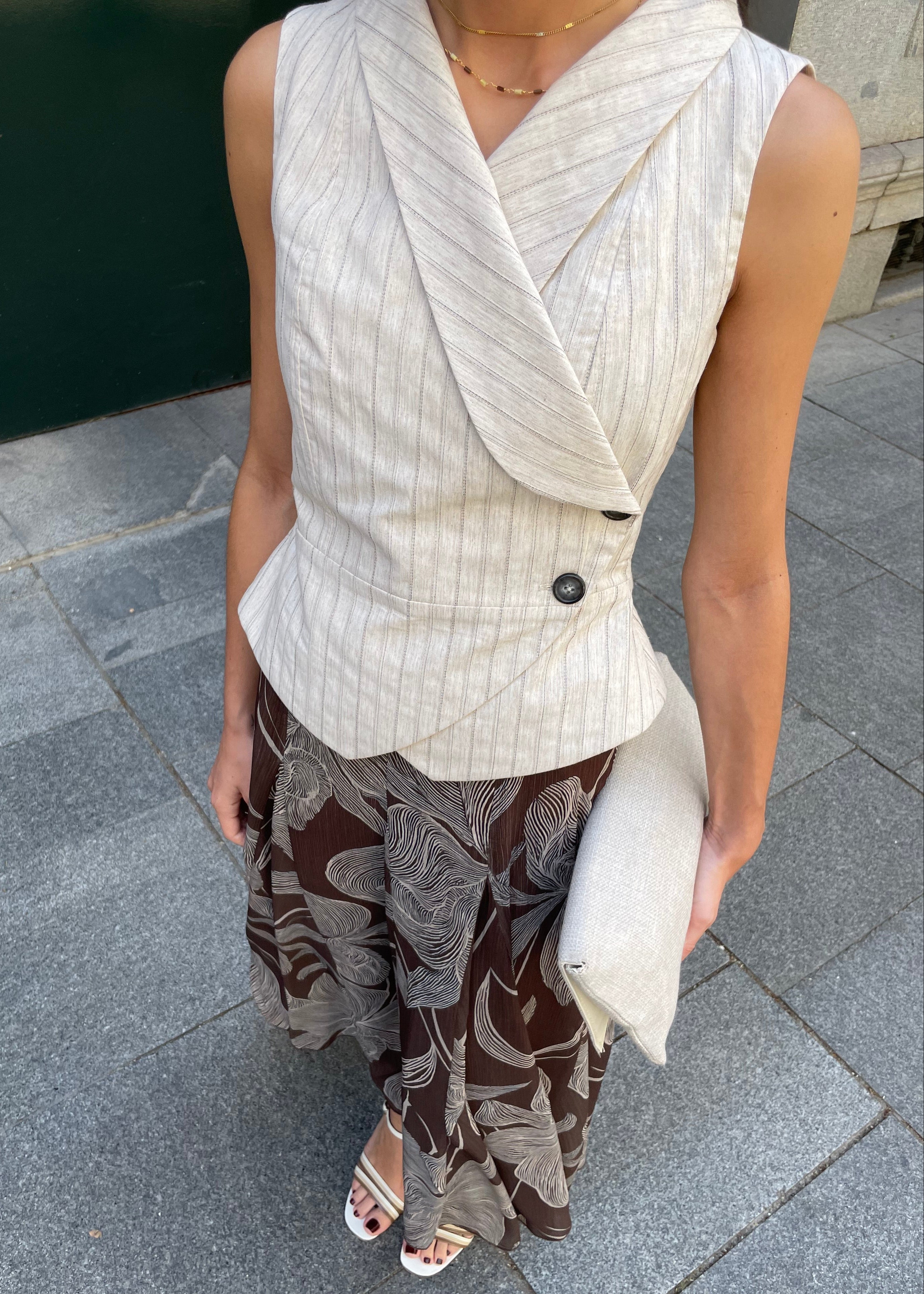 ISOLA ECRU VEST